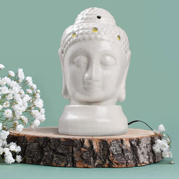 Electric Buddha Ceramic Aroma Diffuser Fragrance Humidifier & Aroma Oil Burner - The Earth Store - Aroma Diffuser